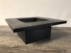 Black Wood Square Planter A