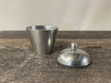 Silver Oval Container with Lid