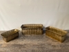 Rectangular Brass Planter 12" wide