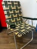 Vintage Webbed Beach Chair