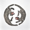 Cleared print : Yin Yang tigers