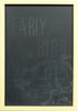 Board Chalkboard Yellow Frame
