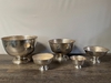 Medium Silver Footed Bowl