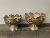 Medium Silver Art Deco Crown Bowls