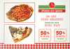Cleared postcard. Pizza-co-teca