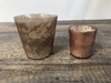 Copper Mercury Frosted Votive B
