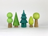 Set of Tree Figurines