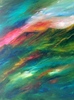 Blue Green Abstract