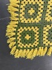 Crochet Green and Yellow Quilt