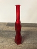 Red Glass Bud Vase C