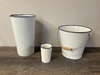 Enamel Flower Bucket