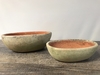 Aged Terracotta Oval Bowl B
