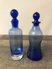Blue Glass Decanter B