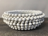 White Ceramic Sphere Texture Bowl