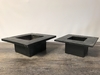 Black Wood Square Planter B