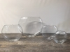 Glass Flat Oval Vase C