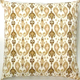 Pillow, Cotton, Beige with Taupe