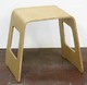 Stool, arched bent Plywood, natural finish