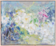 Cleared Oil painting; canvas, Pastel Flowers Horizontal