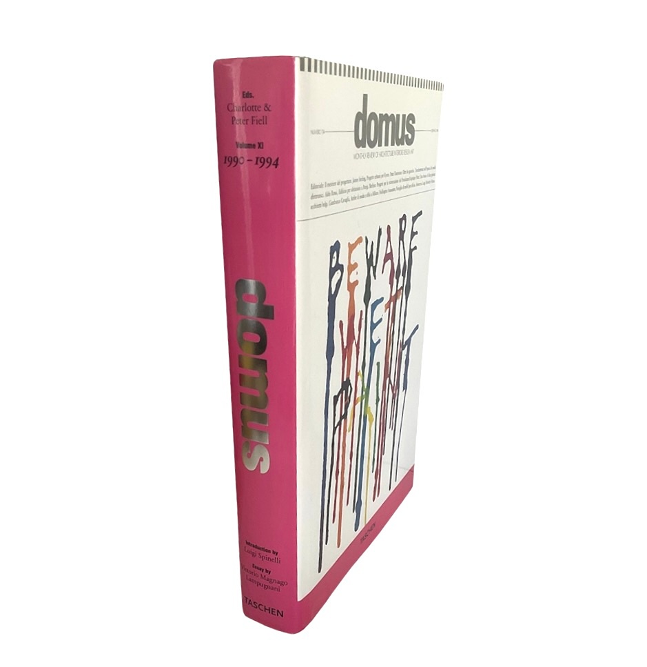Coffee Table Book; DOMUS 1990-1994 Vol. Xl, deep pink | For Rent 