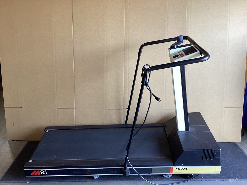 Vintage 80s Treadmill For Rent in North Hollywood Athletic Room Sports Props