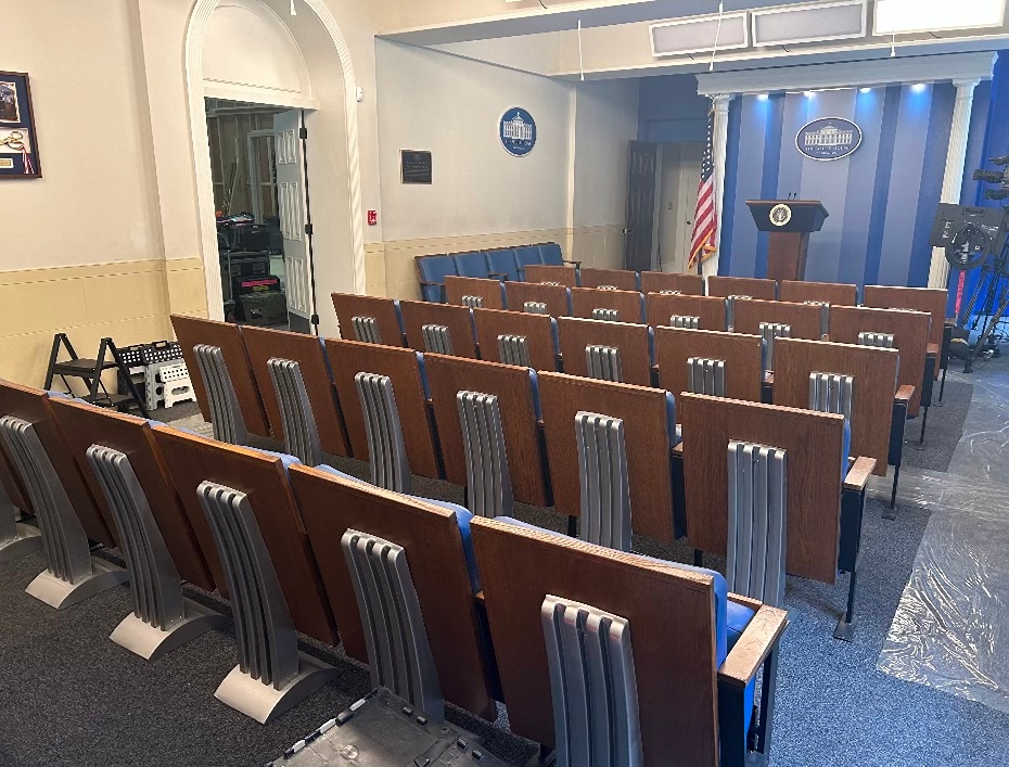 White House Press Briefing Room Set